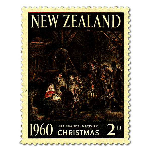 New Zealand Christmas stamp 1960
